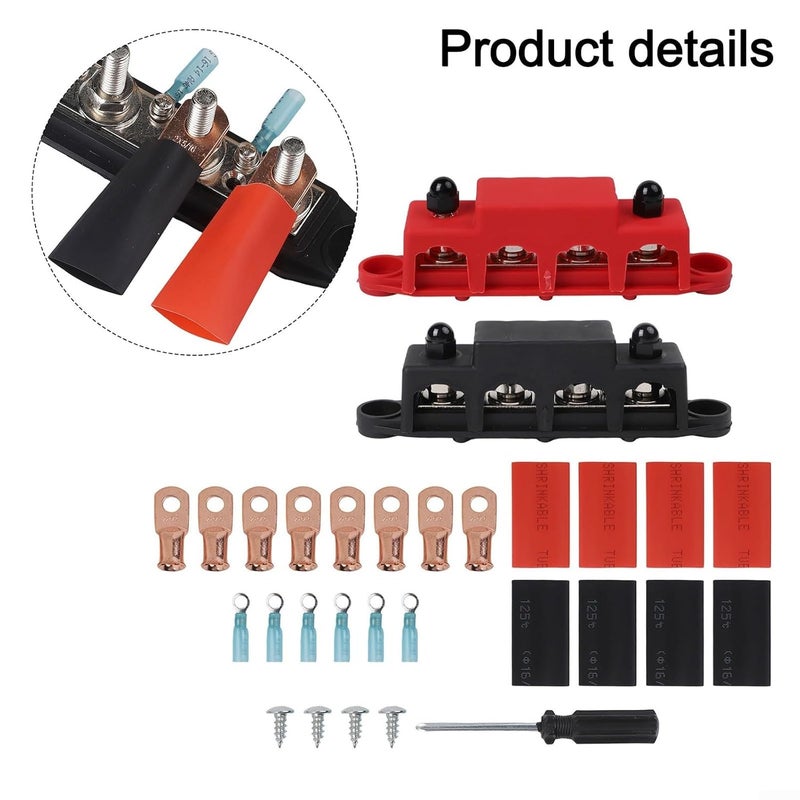 كتلة توزيع طاقة البطارية الطرفية للحافلة الثقيلة 250 أمبير 4 طرق للمركبات المنزلية البحرية - Image 3